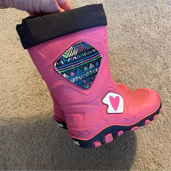 Girls Rain Boots / Wellingtons Size 8 - Picture 5 of 7